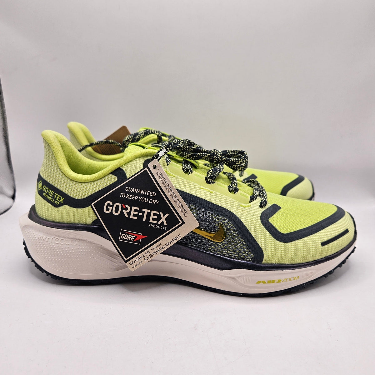 NIKE WOMEN'S 9.5 AIR ZOOM PEGASUS 41 GORE-TEX LEMON TWIST FQ1357-300 NWOB
