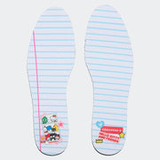 CONVERSE WOMEN'S 8 X SANRIO HELLO KITTY BLACK WHITE PLAID CTAS NIB A17697C