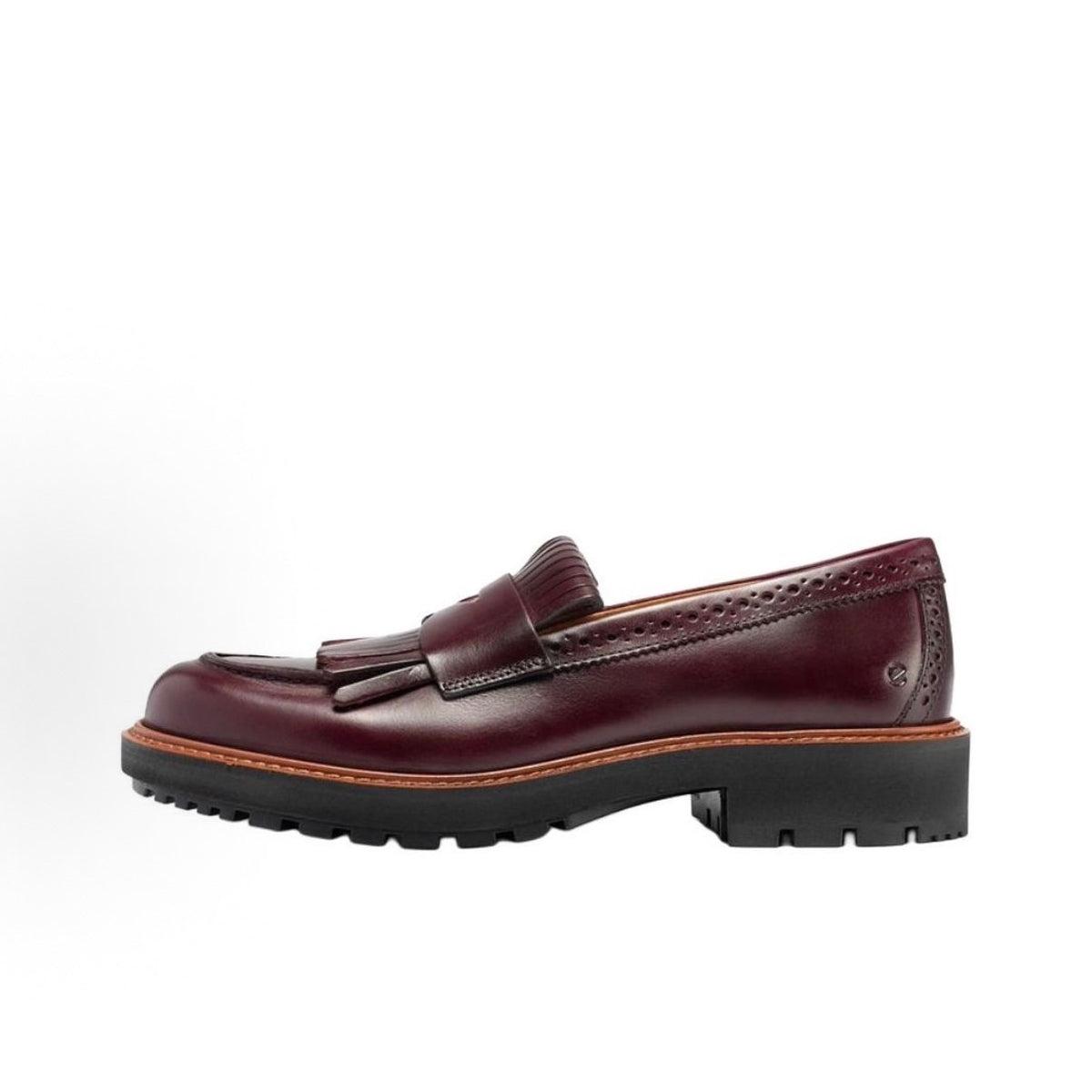 ECCO WOMEN'S 39 METROPOLE OSLO LOAFER MADE IN PORTUGAL NIB DARK RUBY 23285361291