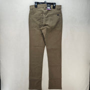 JACHS NEW YORK MEN'S 30X34 TAN MIDE WEIGHT 5 POCKET STRETCH PANT NWT