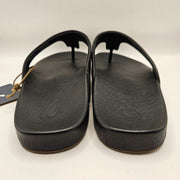 OLUKAI WOMEN'S 11 KIPE'A LIPI BLACK/BLACK SANDAL 20502-4040