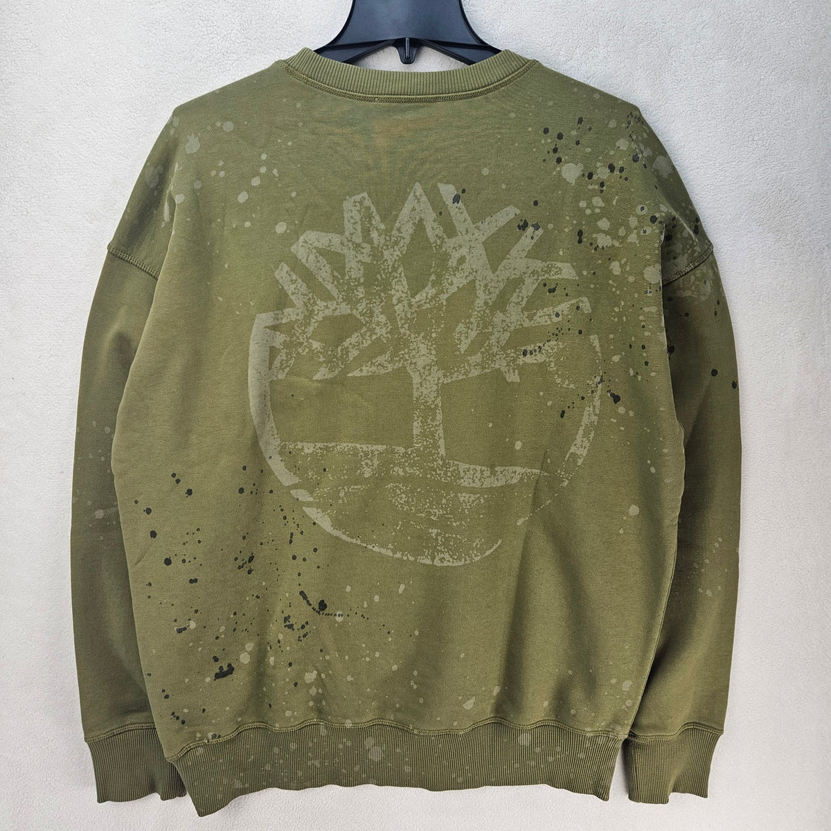 TIMBERLAND X A COLD WALL MEN'S MEDIUM OLIVE GREEN $350 D CREWNECK SWEATSHIRT