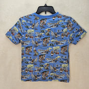 POLO RALPH LAUREN BOYS MEDIUM(10-12) BLUE GRAPHICS TSHIRT