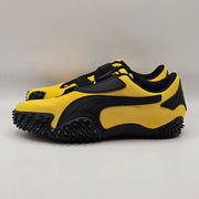 PUMA WOMEN'S 6 KIDS 4.5 MOSTRO OG PRIME PELE YELLOW BLACK STRAP ON 403729-06