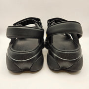 JORDAN WOMEN'S 8 DEJA SANDALS FN5036-001 BLACK METALLIC GOLD