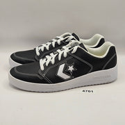 CONVERSE MEN'S 9 DAY ONE COURT BLACK WHITE LOW TOP SNEAKER A15628C