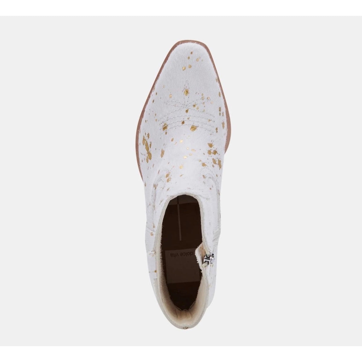 DOLCE VITA WOMEN'S 6.5 SILMA GOLD MULTI CALF HAIR NIB