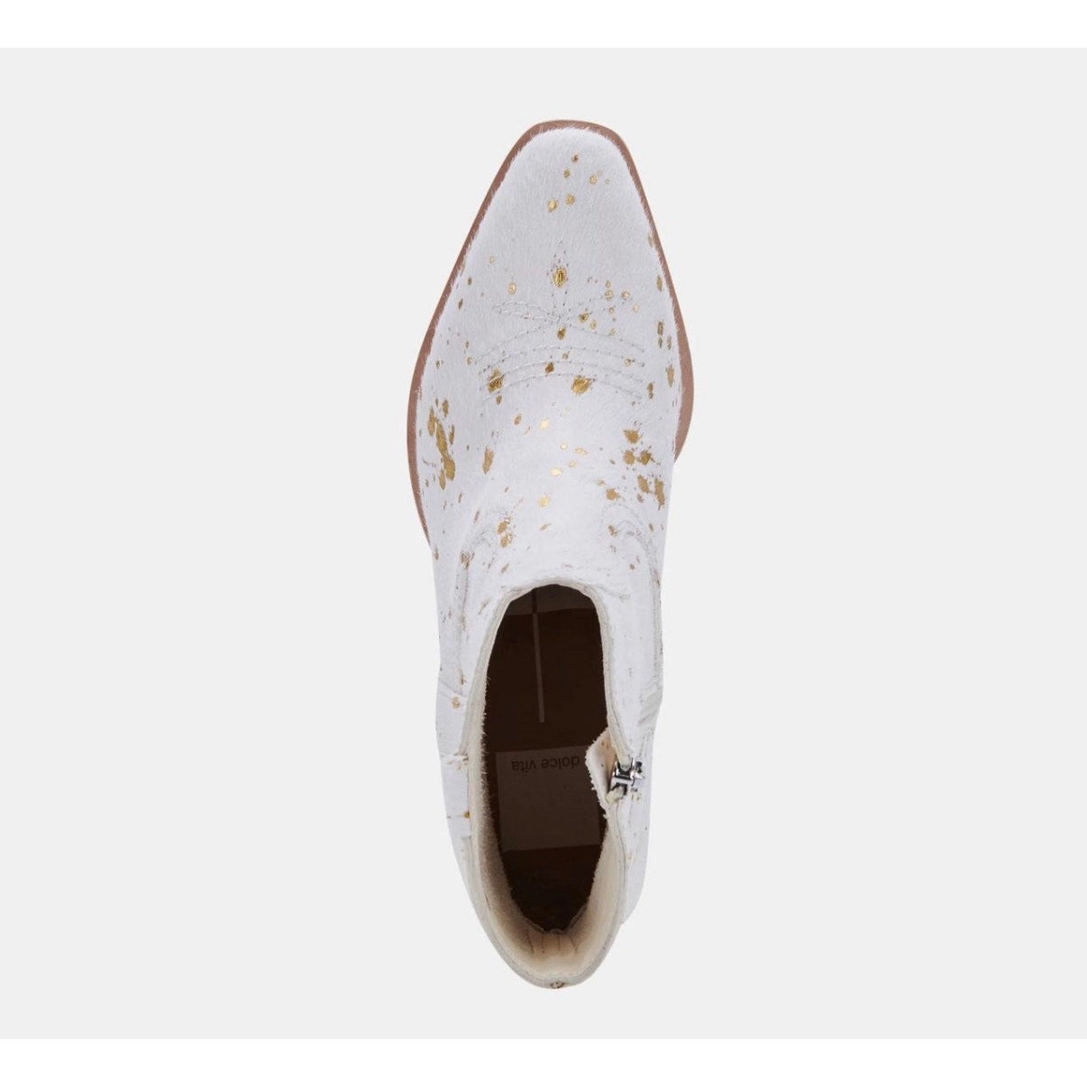 DOLCE VITA WOMEN'S 6.5 SILMA GOLD MULTI CALF HAIR NIB