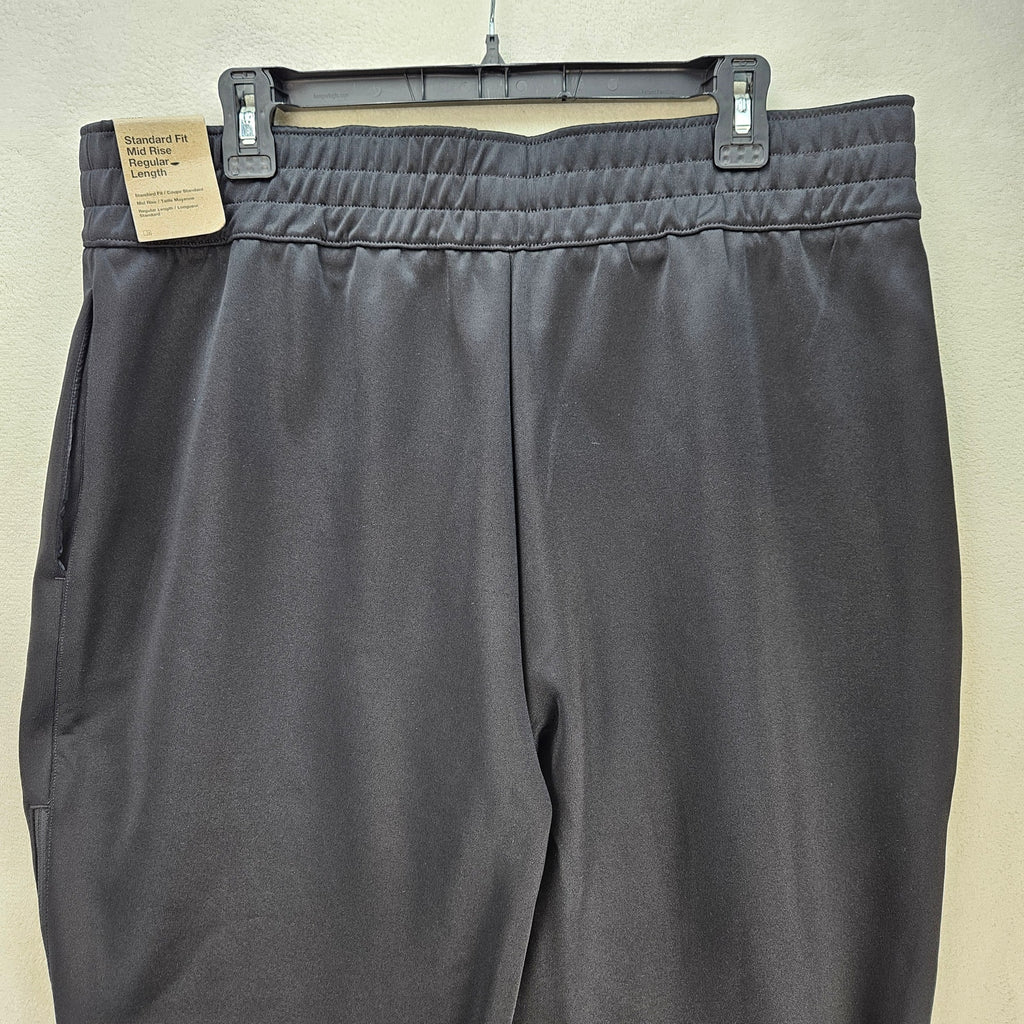 NIKE WOMEN'S XL SPORTSWEAR MID RISE FLARE ZIP PANTS BLACK FN1889-010 NWT