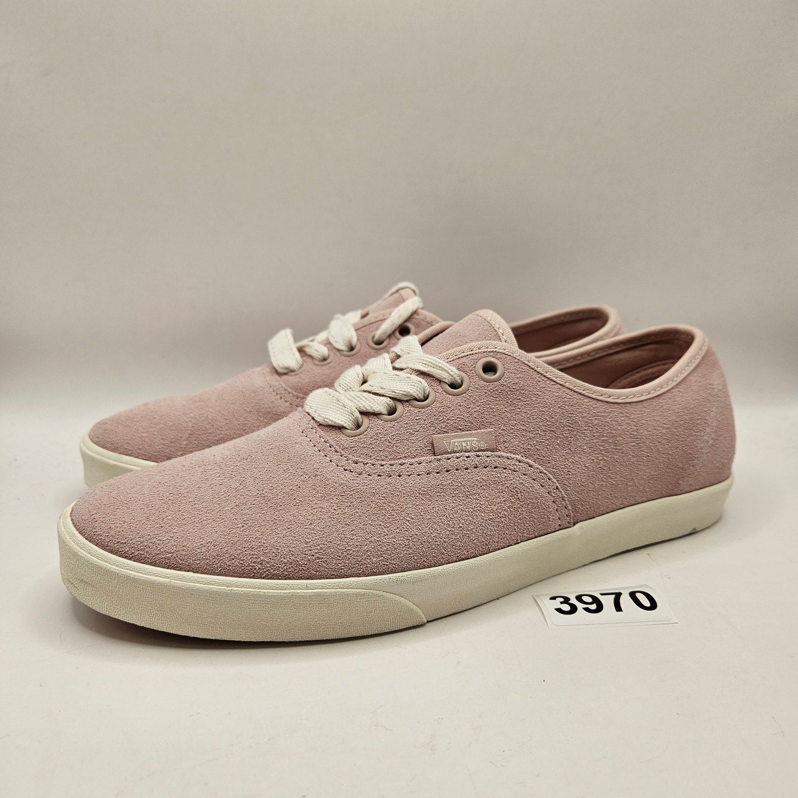 VANS WOMEN'S 8 AUTHENTIC LX 44 RARE HAIRY SUEDE LIGHT ROSE PINK SKATE SHOES NWOB