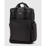 LEVI'S L PACK LARGE BLACK HEAVY DUTY CANVAS BACKPACK LAPTOP COMPARTMENT