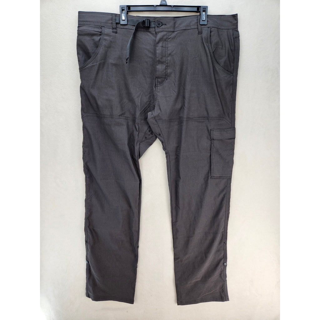 PRANA MEN'S 42X34 ZION SLIM PANT II DARK IRON NWT CARGO HIKING PANTS