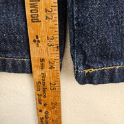 LEVI'S WOMEN'S SMALL BAGGY HIGHWATER OVERALLS DARK WASH A60790004
