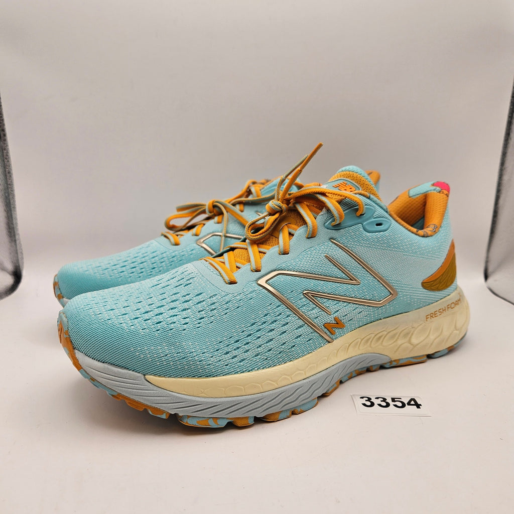 NEW BALANCE MEN'S 9.5 FRESH FOAM X 880V12 RUNNING SHOES BLUE ORANGE M880Y12 NWOB