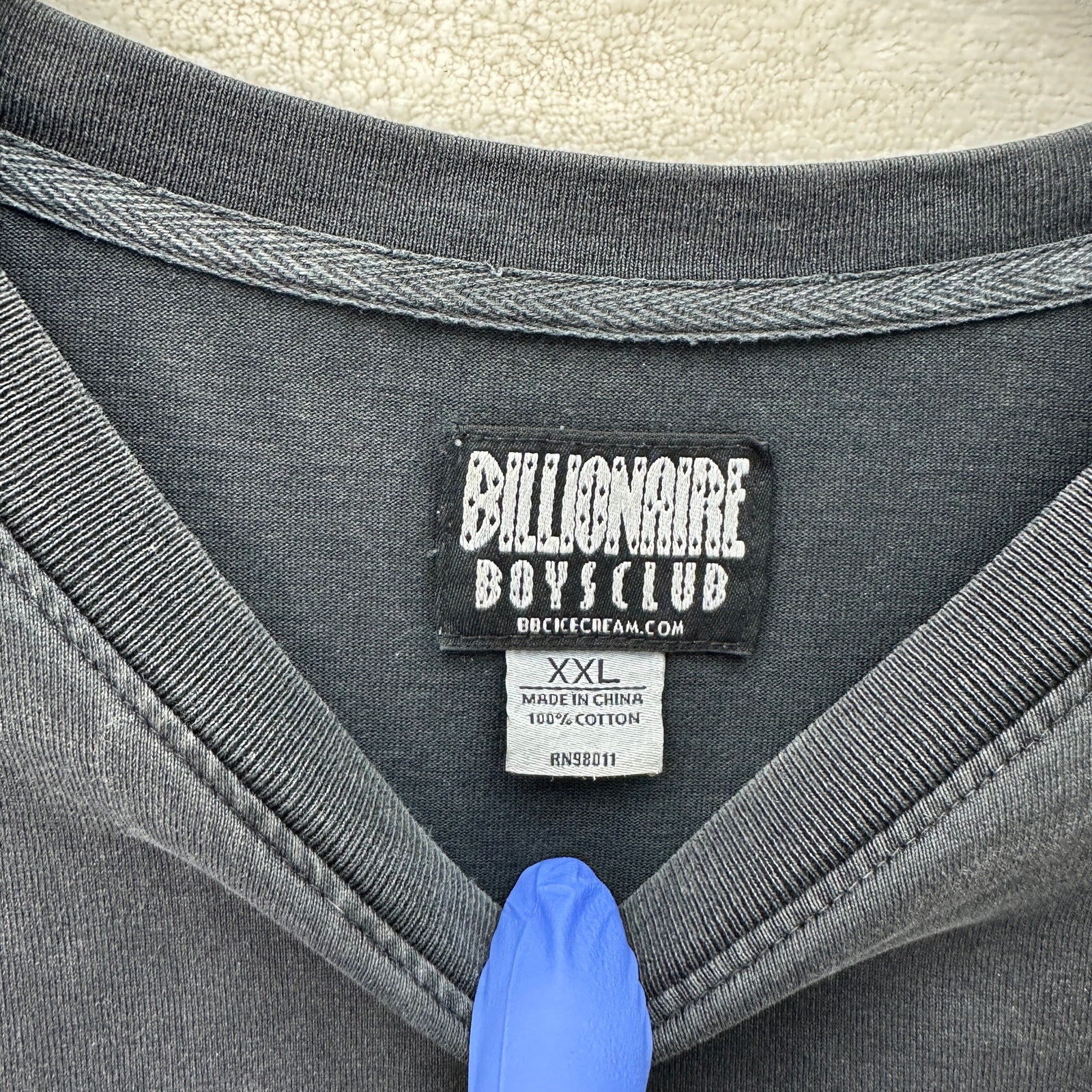 BILLIONAIRE BOYS CLUB Vintage Size XXL T shirt Slot Bull Astronaut Gray