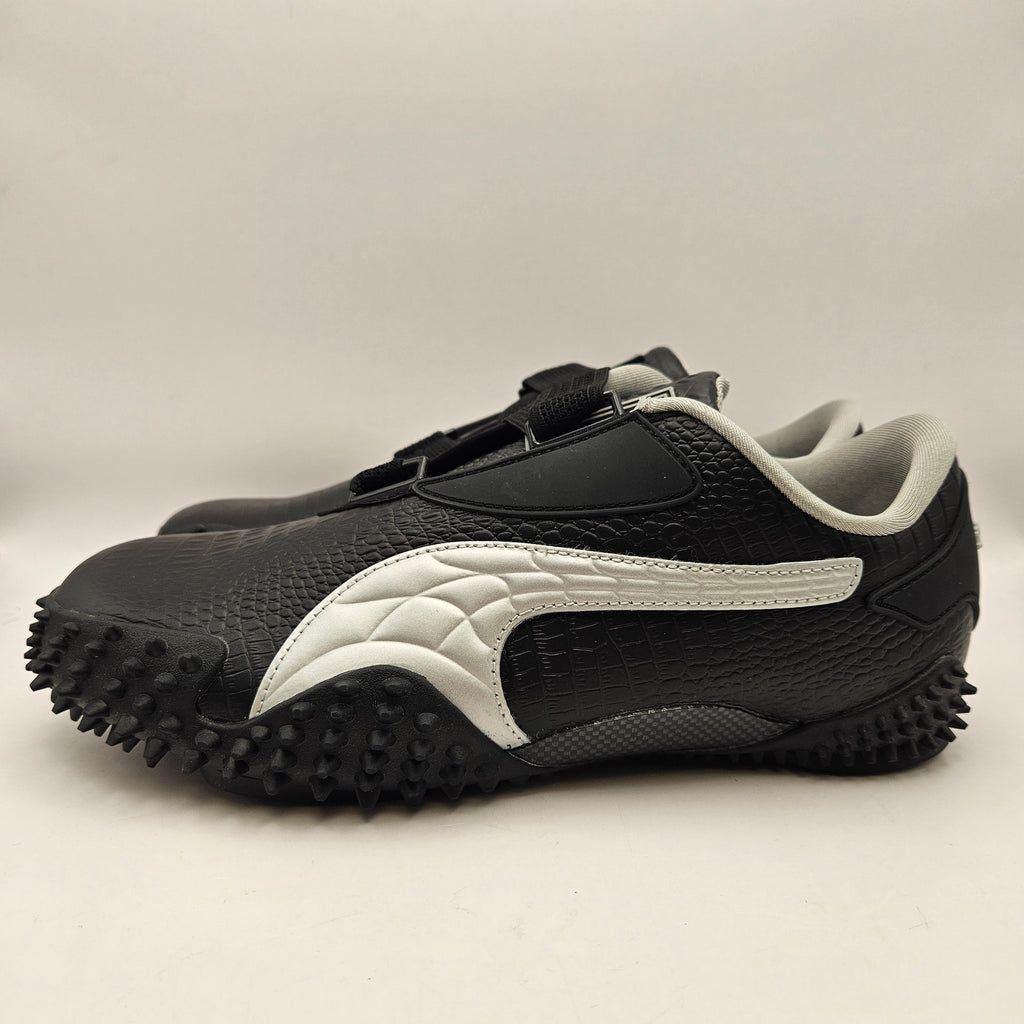 PUMA X A$AP ROCKY MEN'S 8.5 BLACK CROC MOSTRO 404408-01 SILVER CARBON NWOB