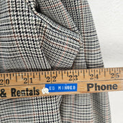 RALPH LAUREN WOMEN'S 20W GLEN PLAID COTTON-BLEND TWILL BLAZER RETAIL $345 NWT