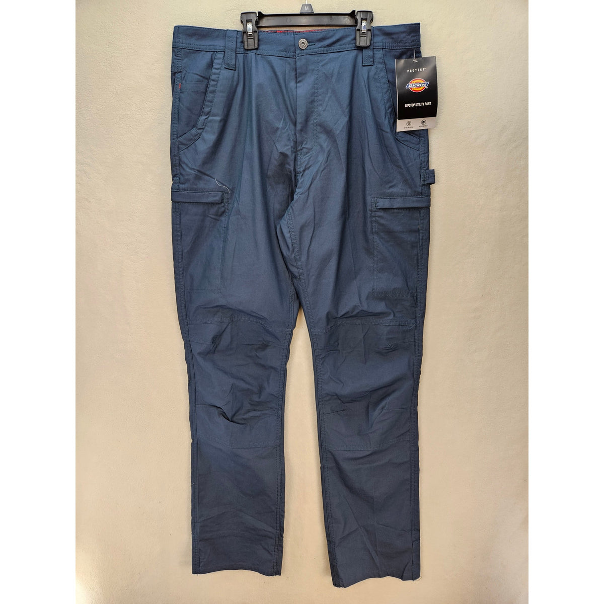 DICKIES MEN'S 36X34 PROTECT COOLING RIPSTOP CARGO PANTS UPF 40+ AIR FORCE BLUE
