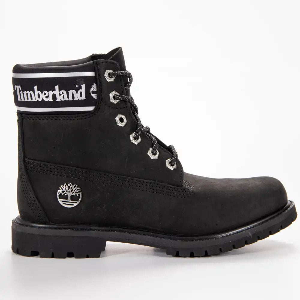 TIMBERLAND WOMEN'S 9.5 PREMIUM 6 INCH BOOTS WATERPROOF BLACK NUBUCK RAIDERS NIB
