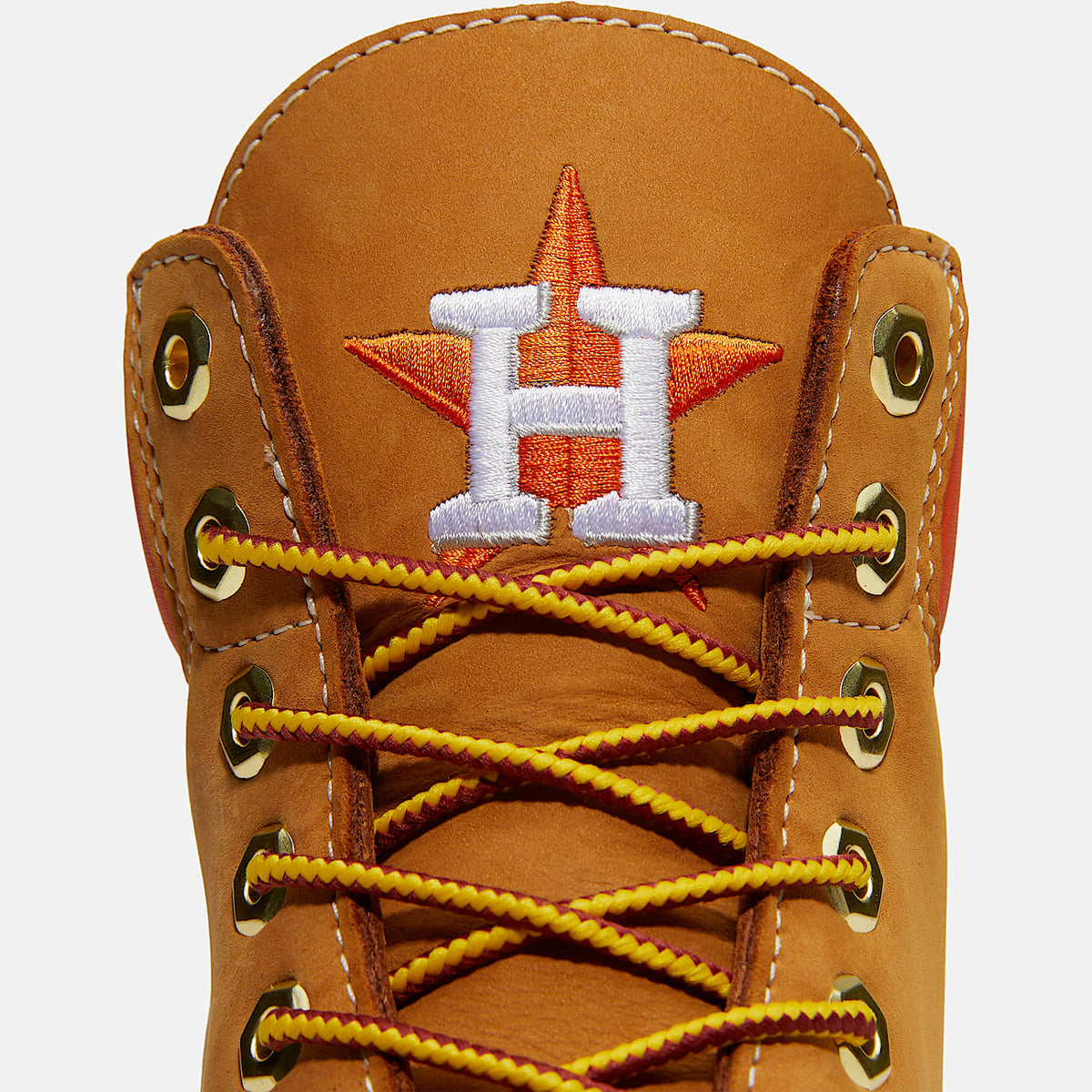 TIMBERLAND MEN'S 11.5 6 INCH BOOT WHEAT NEW ERA COLLAB HOUSTON ASTROS