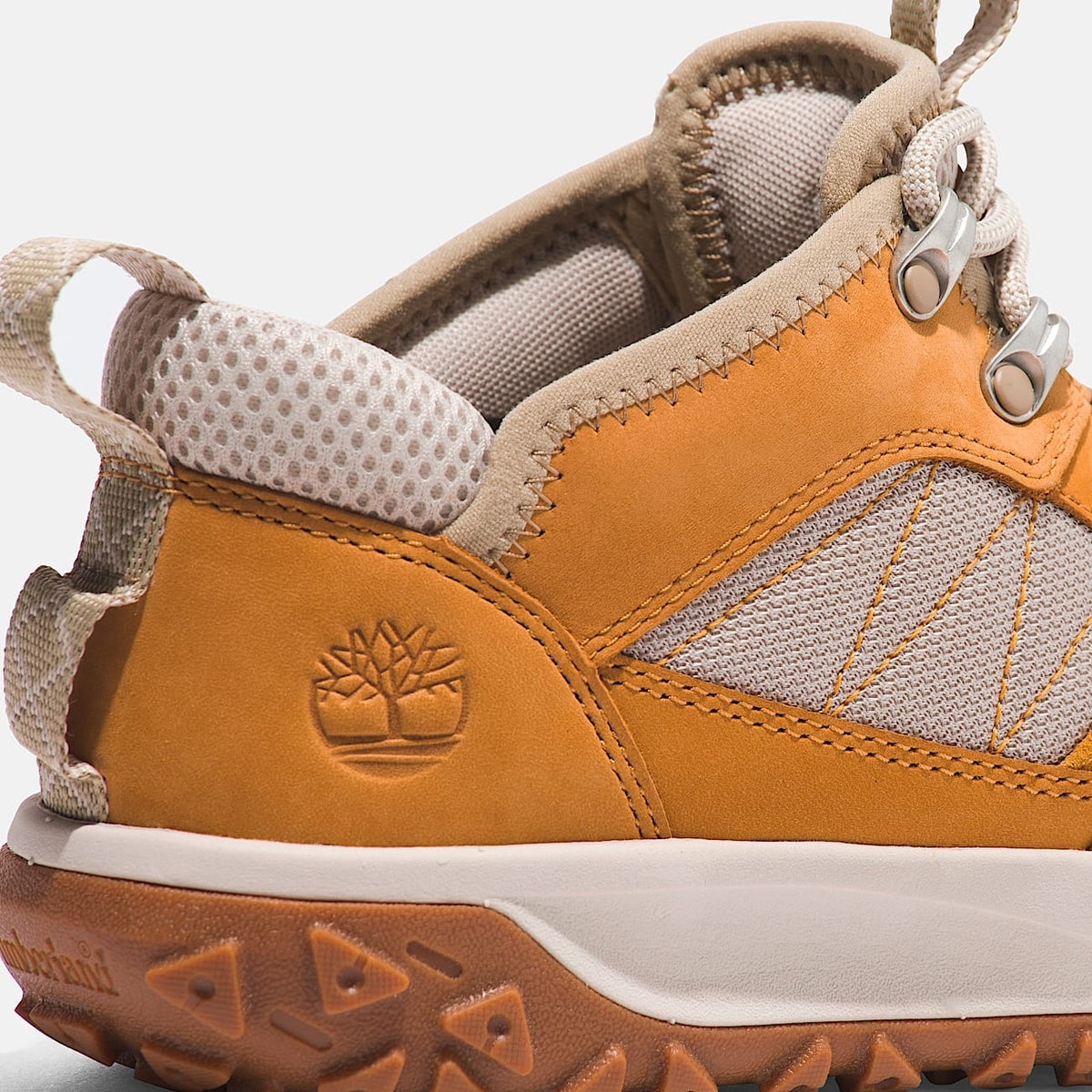 TIMBERLAND WOMEN'S 9.5 GREENSTRIDE MOTION 6 LOW LACE UP HIKER WHEAT NUBUCK NIB