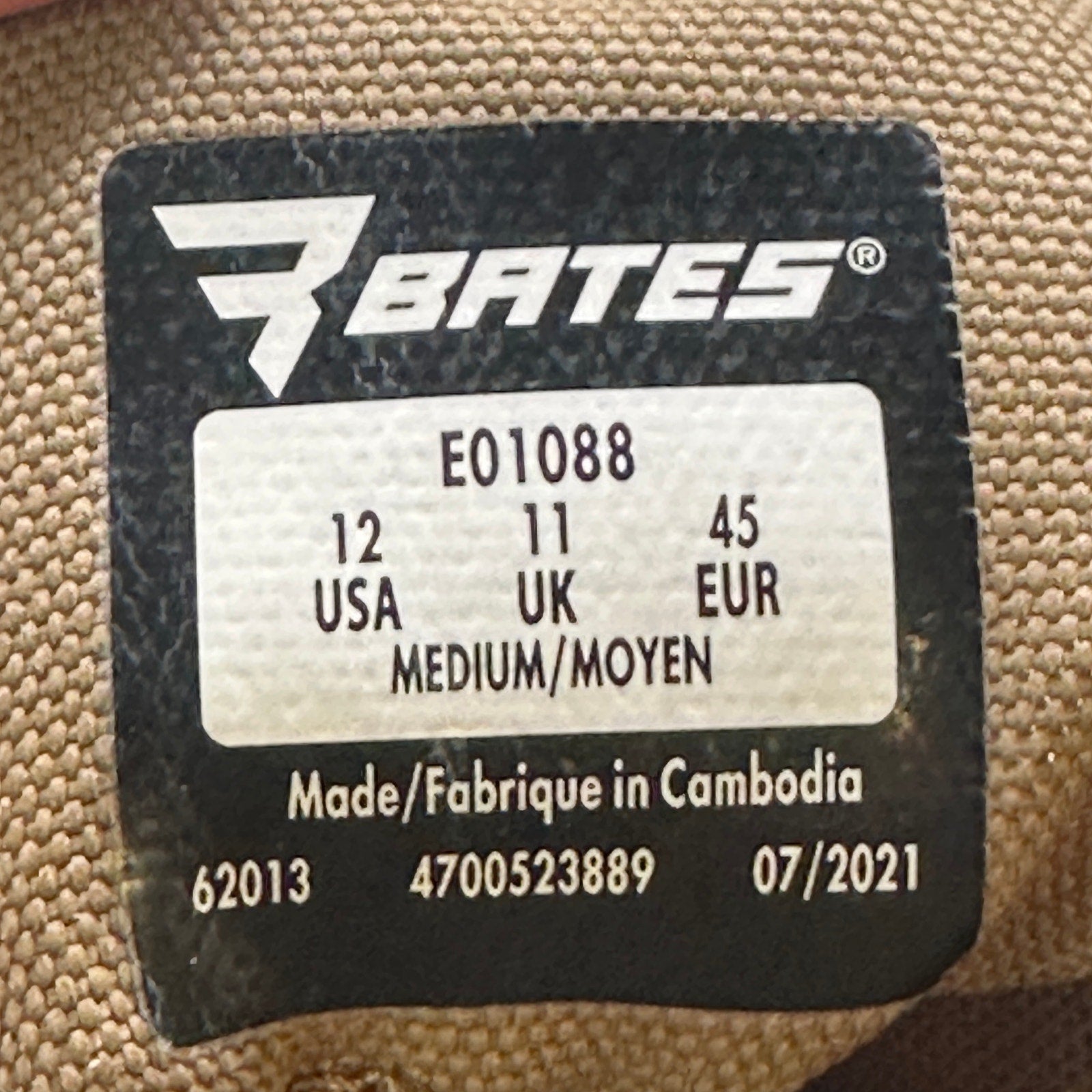 Bates Men's 12 Rush Tall AR670-1 Military Boots