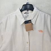 THE NORTH FACE WOMEN'S XXL VALLEY DRESS SHIRT GARDENA WHITE