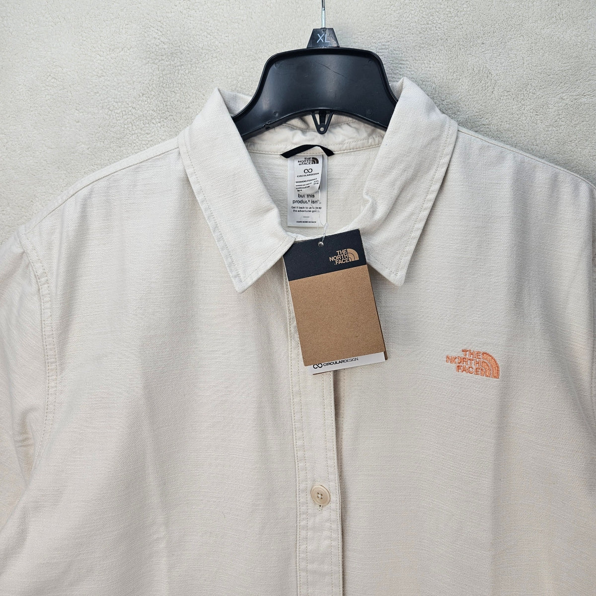 THE NORTH FACE WOMEN'S XXL VALLEY DRESS SHIRT GARDENA WHITE