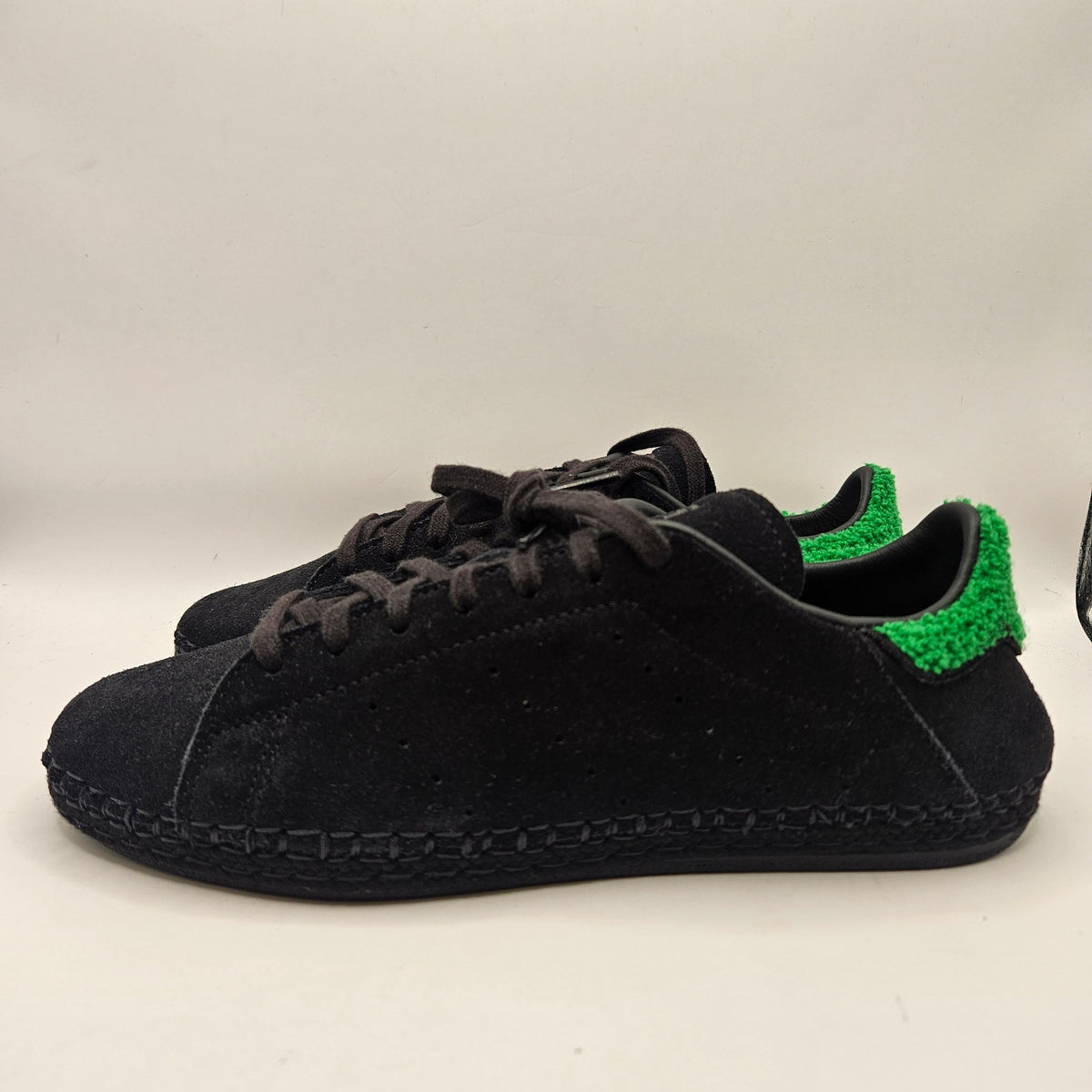 ADIDAS ORIGNAL X CLOT STANSMITH MEN'S 7 BLACK SUEDE JQ9227 NWOB