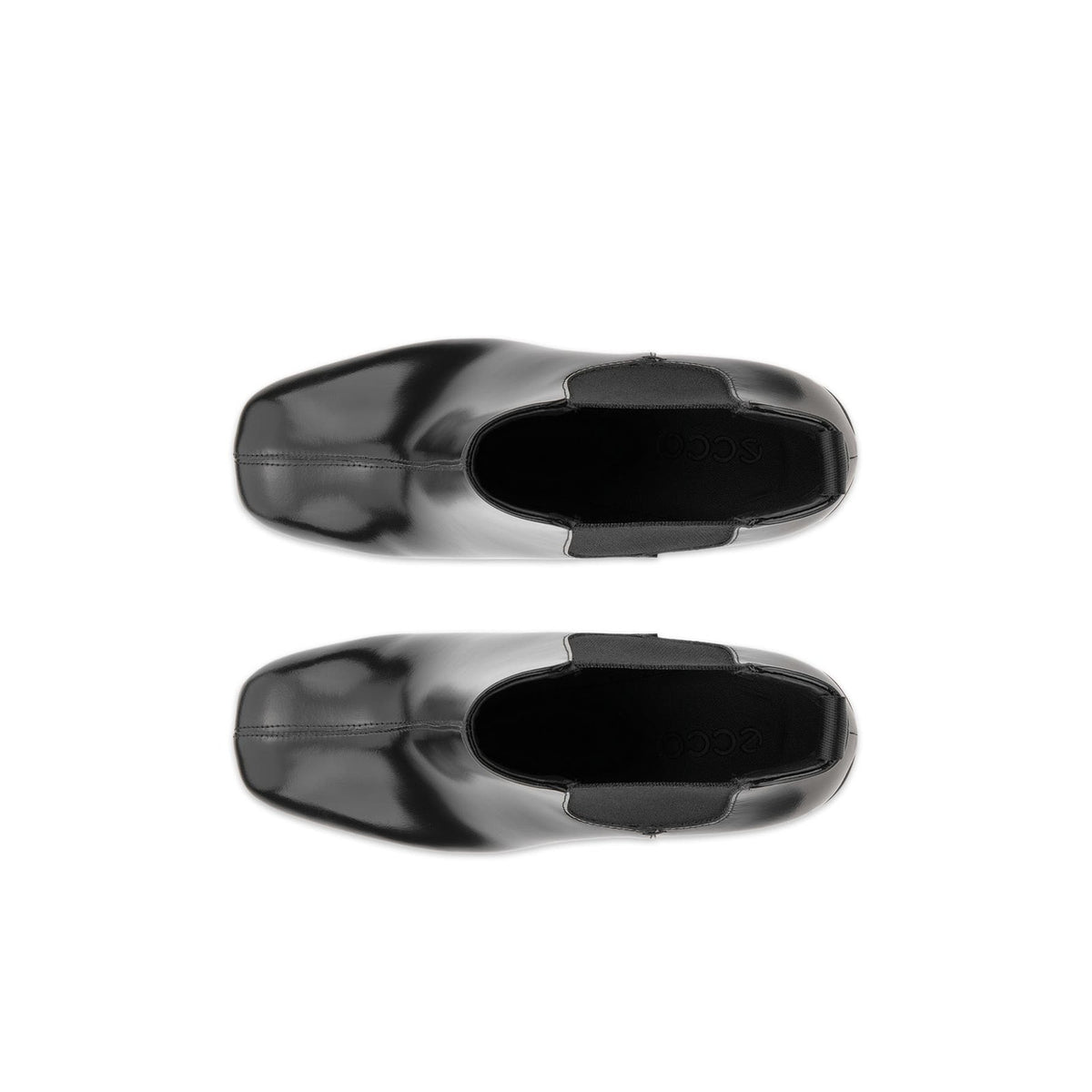ECCO WOMEN'S 42 SCULPTED ALBA BLOCK 65 CHELSEA SHINE BLACK NIB 23482301001