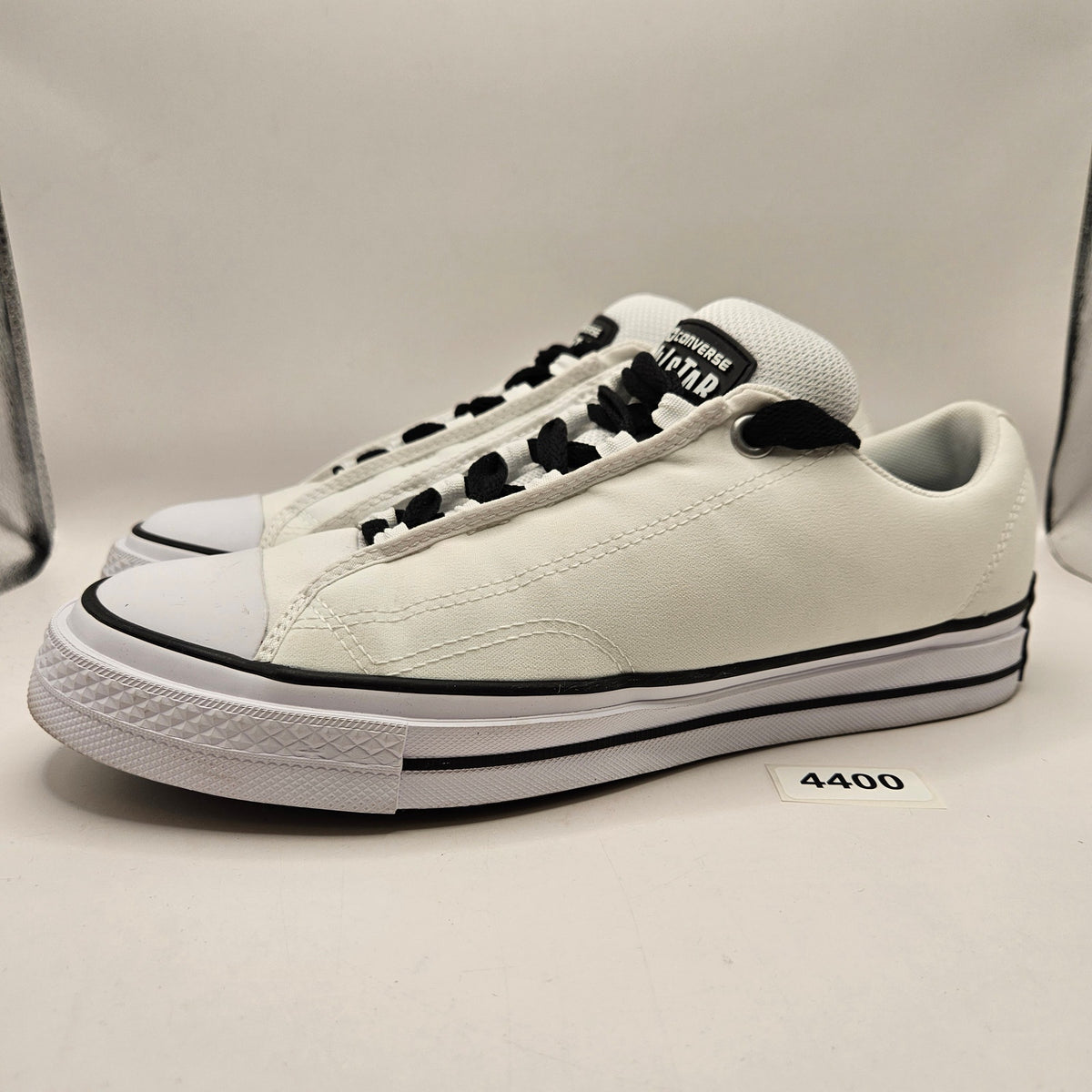CONVERSE MEN'S 10.5 CHUCK TAYLOR ALLSTAR PUFF FAT TOUGUE LO WHITE A14722C