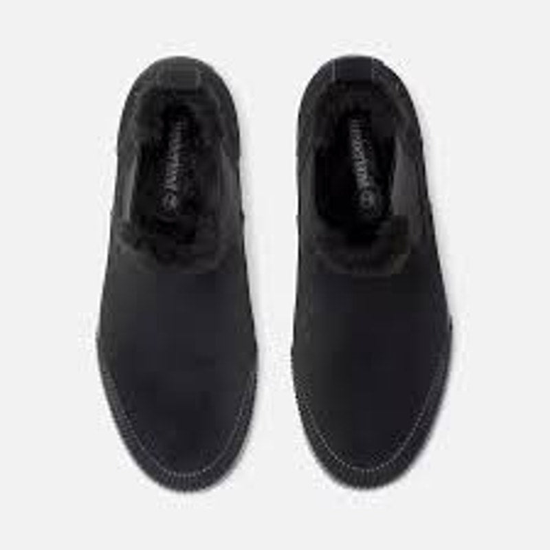 TIMBERLAND WOMEN'S 6.5 SKYLA BAY 2.0 MID WARM LINED SNEAK BLK SUEDE NIB