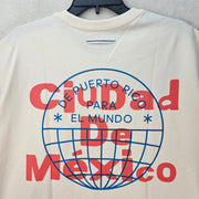 ADIDAS ORIGINAL X BAD BUNNY XLARGE HEAVY OVERSIZED CIUDAD DE MEXICO CREAM KX4478