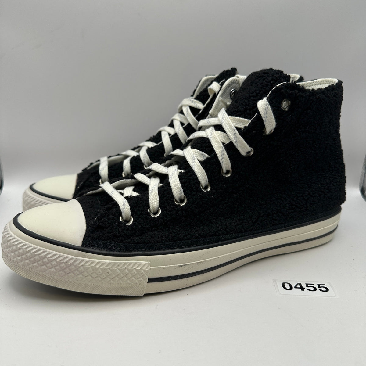 CONVERSE COSY CLUB Men's 11 Winterized Chuck Hi Top 170017F Sherpa Black