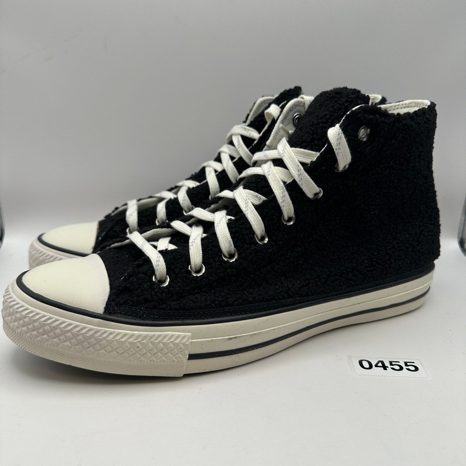 CONVERSE COSY CLUB Men's 11 Winterized Chuck Hi Top 170017F Sherpa Black