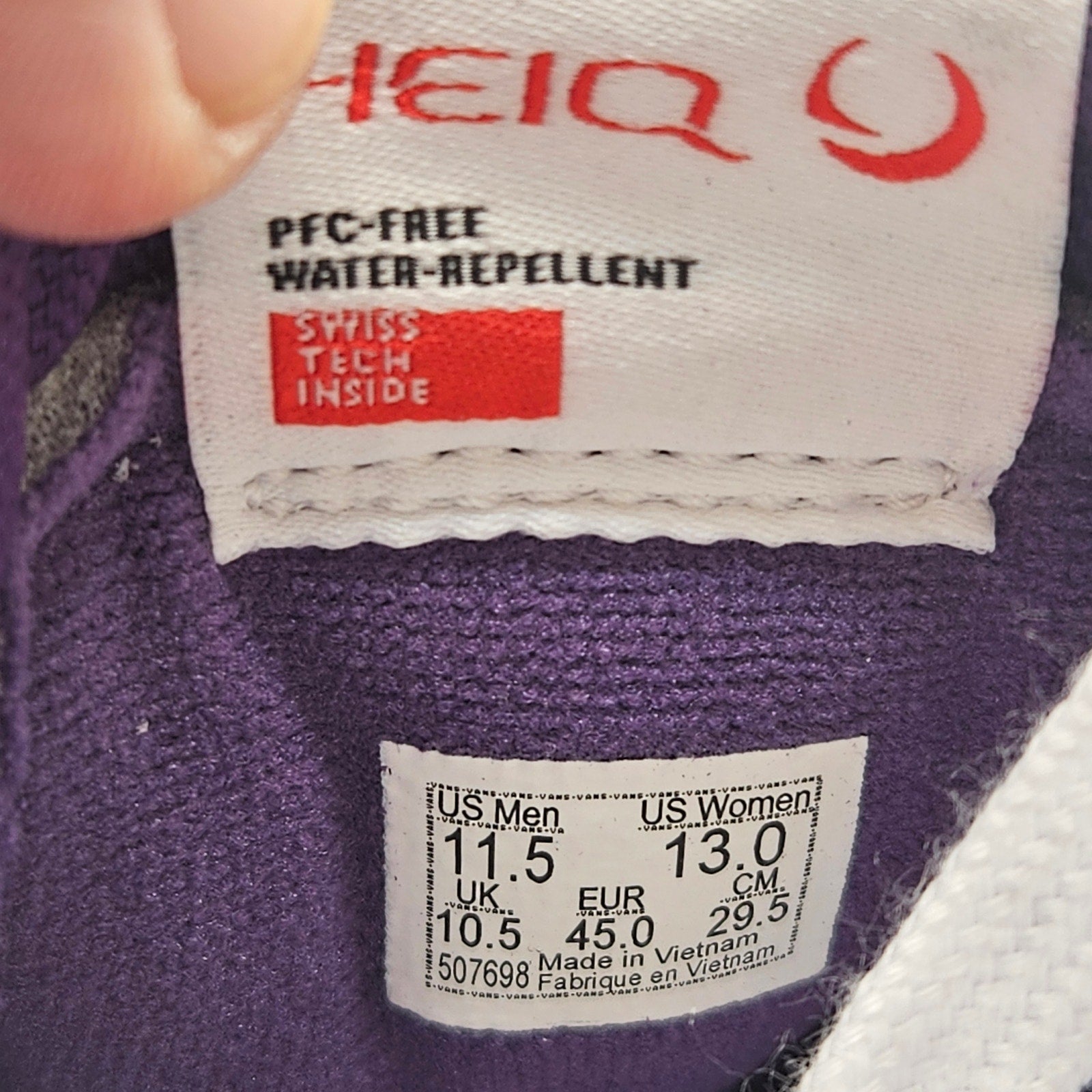 VANS MEN'S 11.5 SK8-Hi PIG SUEDE ACAI PURPLE RARE SNEAKERS NWOB