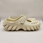 CROCS WOMEN'S 8 ECHO MARY JANE CLOG BONE WHITE 211996-2MD TERRAIN