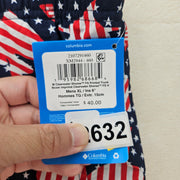 COLUMBIA PFG MEN'S XL AMERICANO FLAG PATRIOTIC BEACH SHORT CLEARWATER SHORES NWT