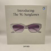 GENTLE MONSTER X COPPERNI 5G 01 WHITE SUNGLASSES 52-19-144 NIB