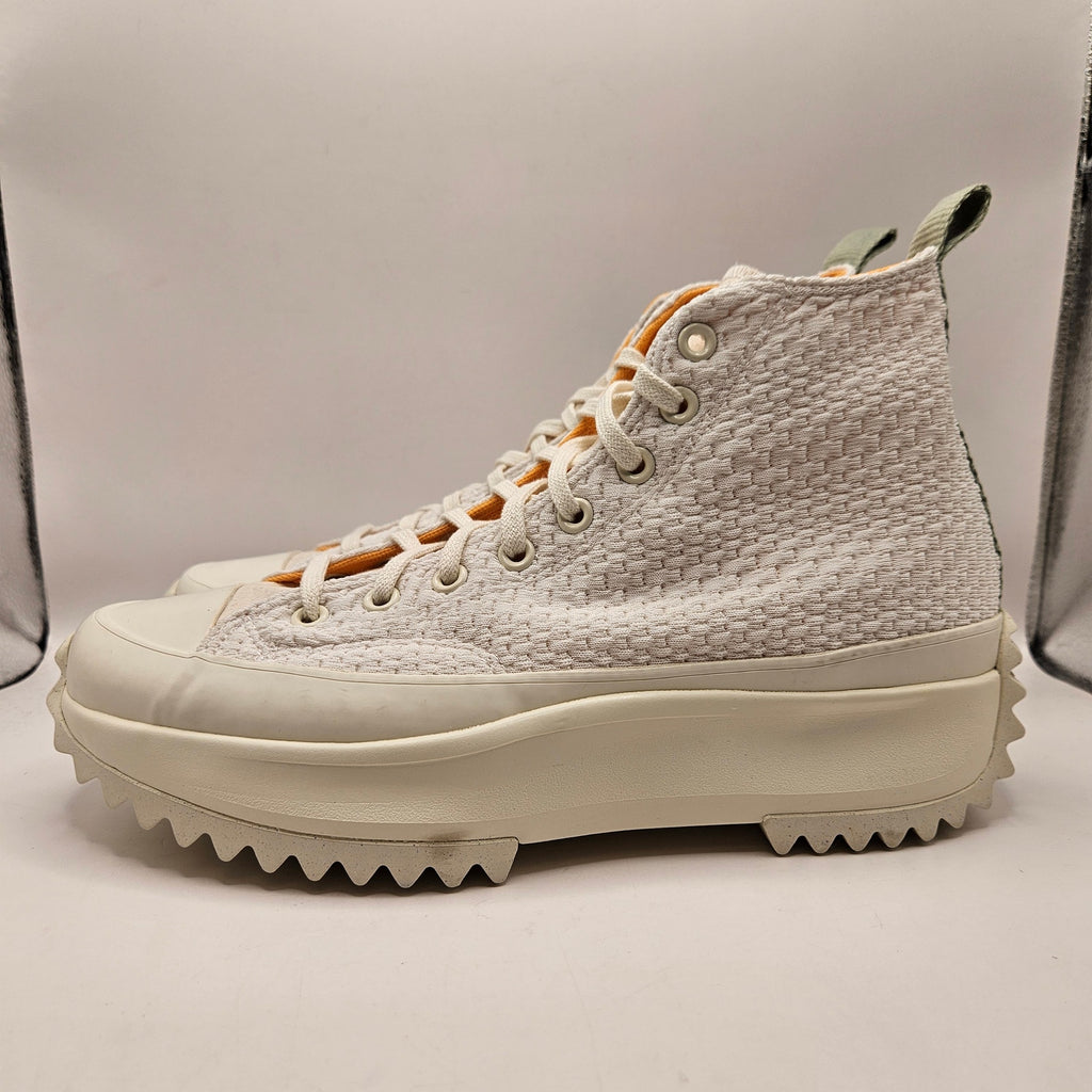 CONVERSE WOMEN'S 11.5 RUN STAR HIKE PLATFORM CREAM ORANGE HI SNKR A03838C NWOB