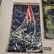 NFL (2)YOUTH GAITER SCARF +(2)PATRIOT GARDEN FLAG NWT
