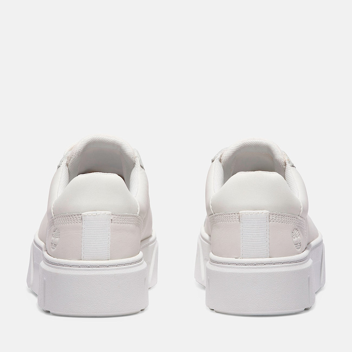 TIMBERLAND WOMEN'S 9 LAUREL COURT LOW LACE SNKR WHT FULL GRAIN NIB