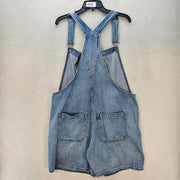 LEVI'S WOMEN'S XL PREMIUM LIGHT WASH UTILITY SHORTALLS NWT