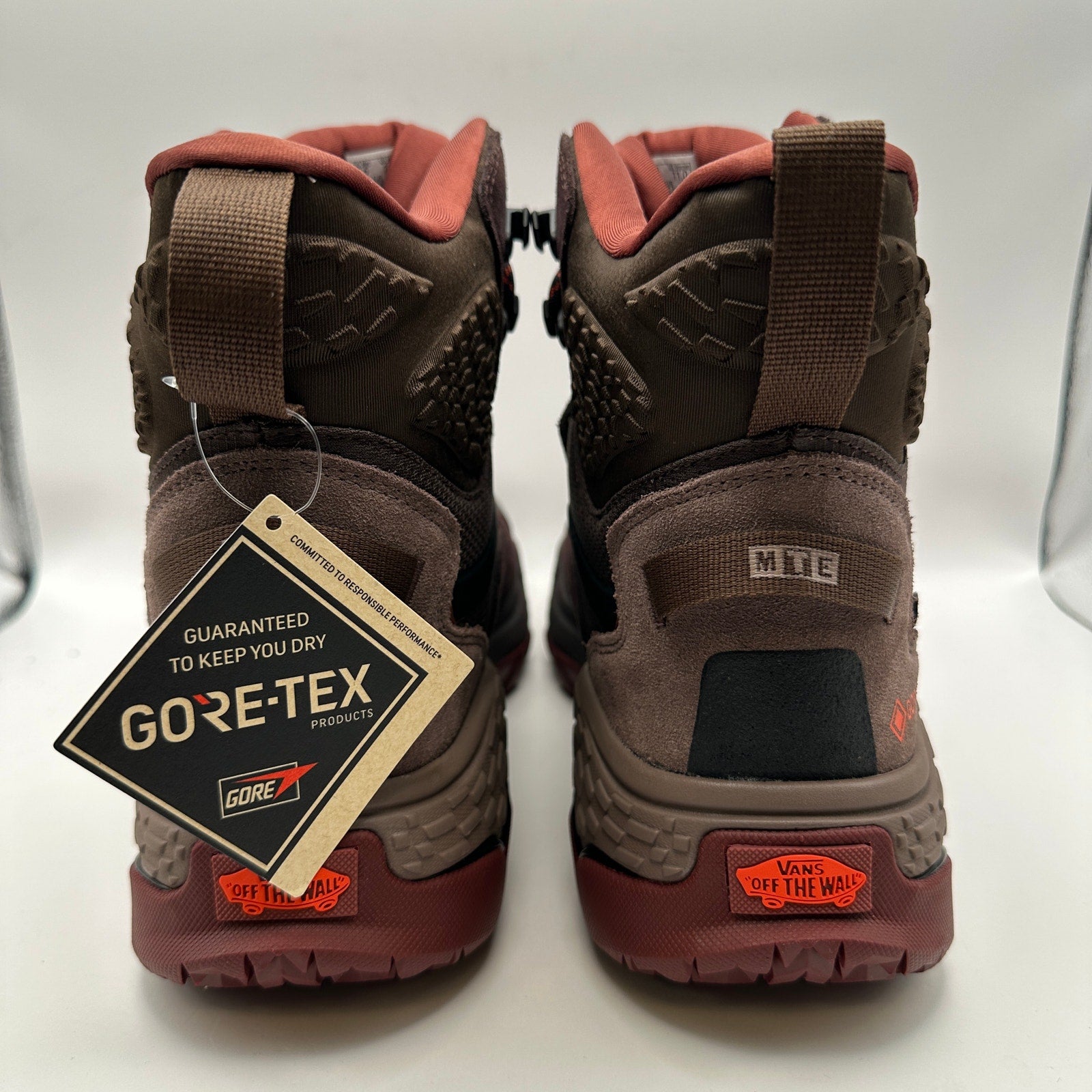 VANS Men's 9 Crestline GORE-TEX MTE Bitter Chocolate Brown MSRP $230 NWOB