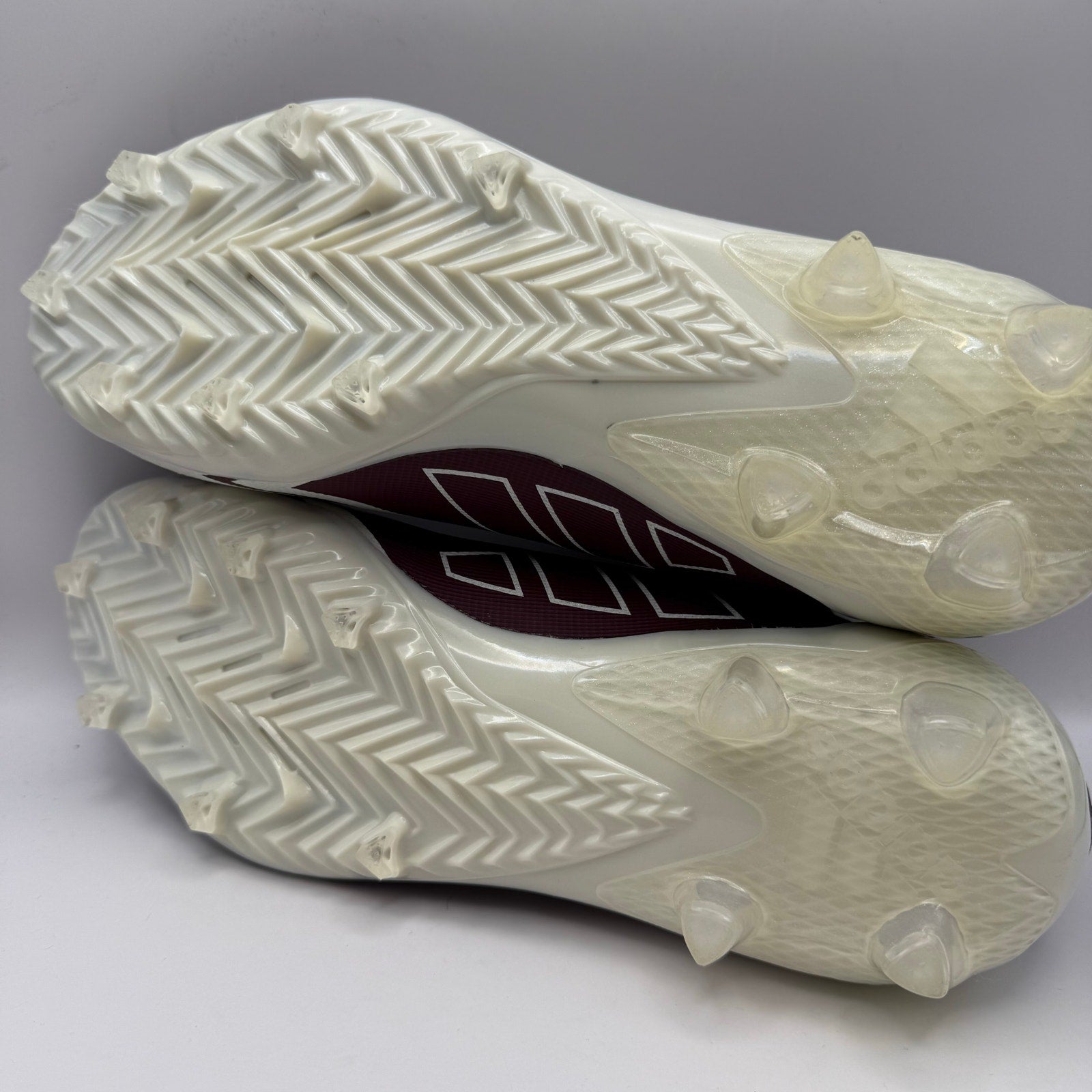 ADIDAS MEN'S 12 ADIZERO ELECTRIC .1 MAROON IF4196 FOOTBALL CLEATS