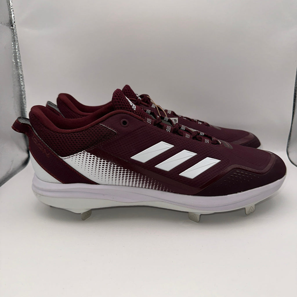 Adidas Icon 7 Mens 13.5 Maroon Baseball Metal Cleats FZ1555