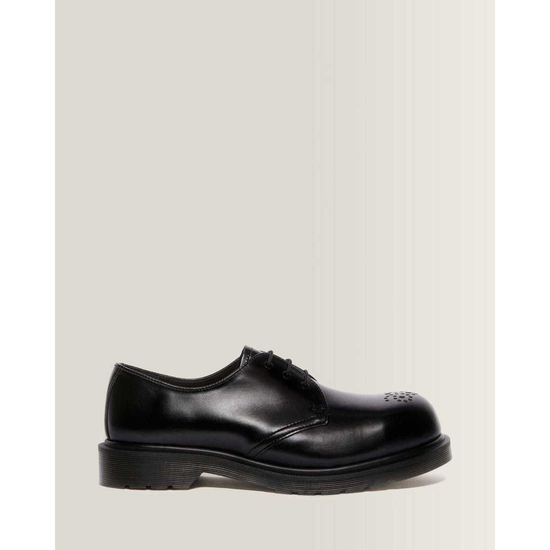 DR MARTENS WOMEN'S 8 ANALINE 40717001 1461 ST BROGUE BLACK LOW STEEL TOE RARE