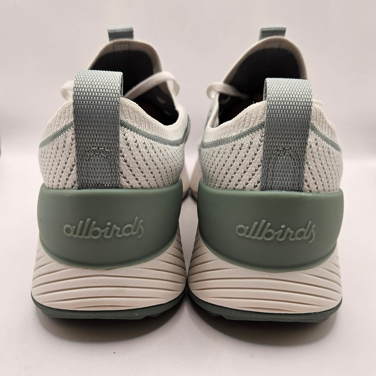 ALLBIRDS MEN'S 10.5 TREE GLIDER SEAGRASS PARCHMENT SOLE RUNNING SNEAKER A12293