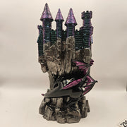 BATH & BODY WORKS DISNEY VILLAIN MALEFICENT DRAGON CASTLE PEDESTAL CANDLE HOLDER