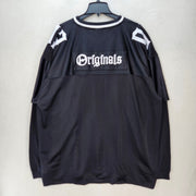 ADIDAS MEN'S XXLARGE ORIGINALS TREFOIL OG 2 IN 1 JERSEY BLACK RED RARE KS5328